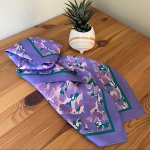 J. Crew square spring scarf, in lilac floral